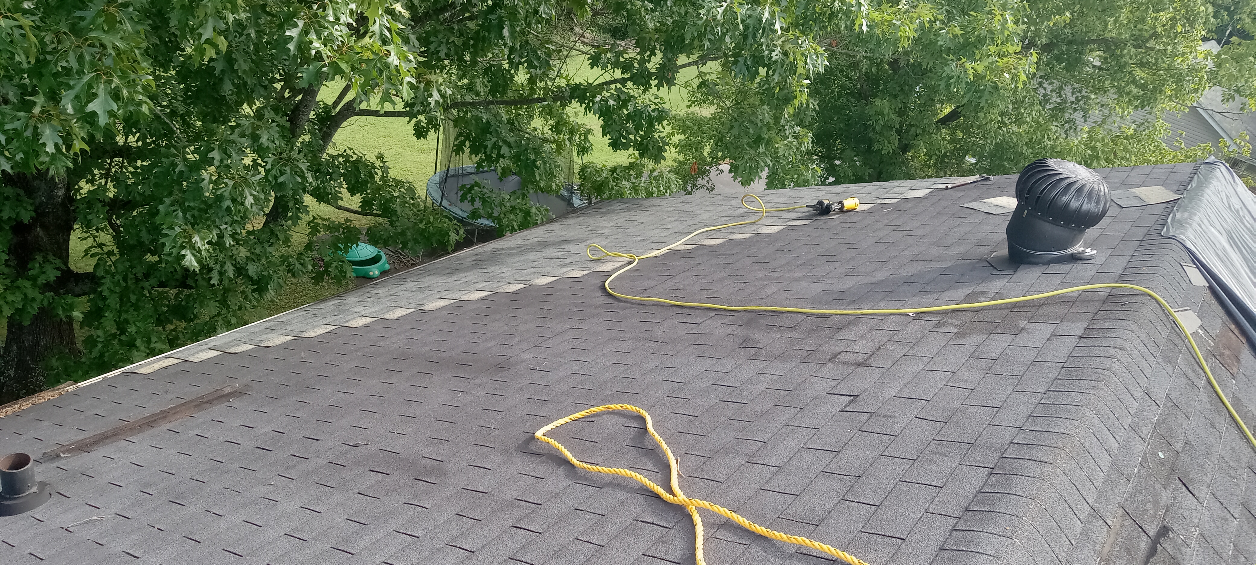 Underlayment installed