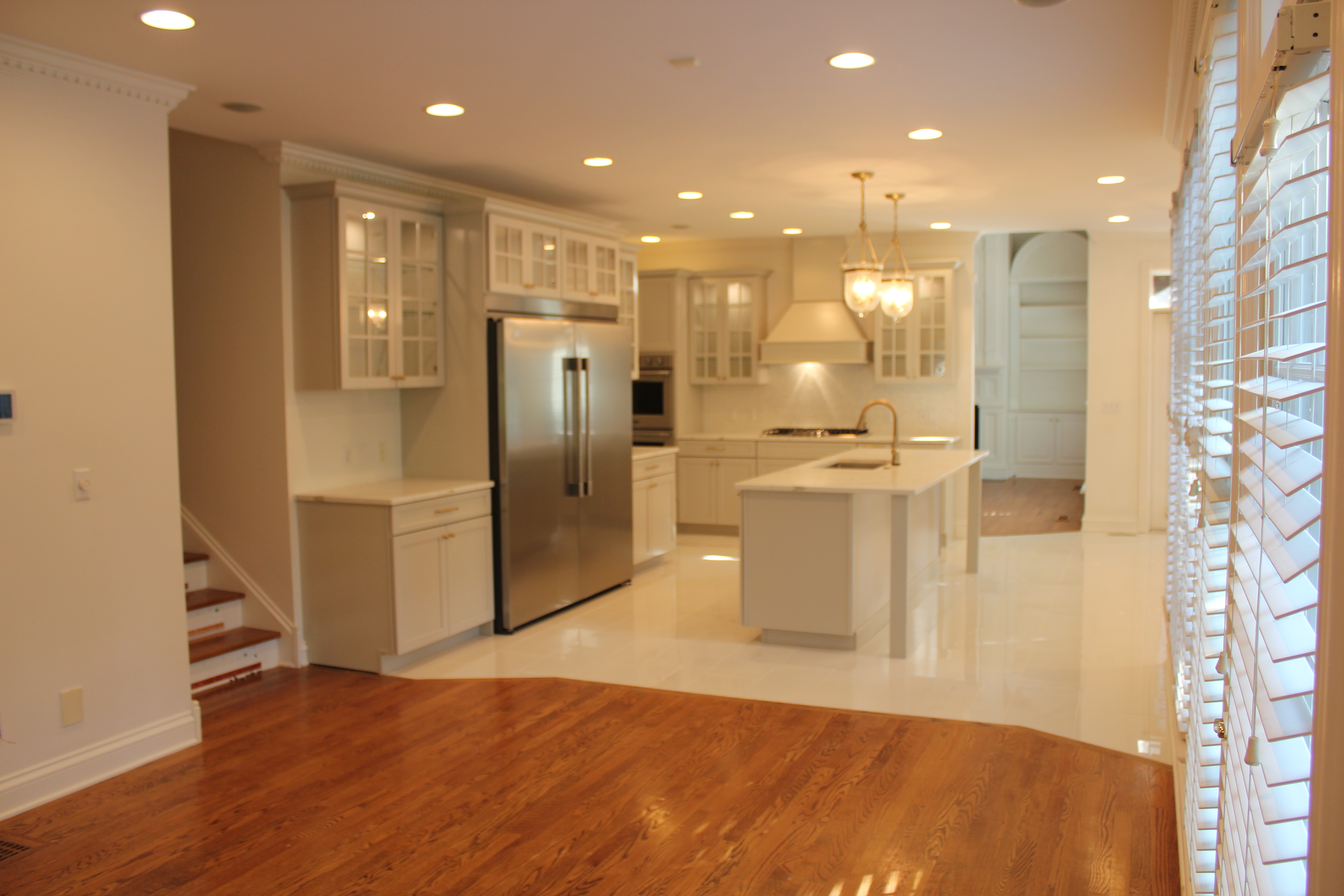 Kitchen cabinets installed